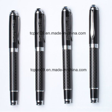 Stylo écologique de cadeau de fibre de carbone de luxe, stylo à bille Tx001